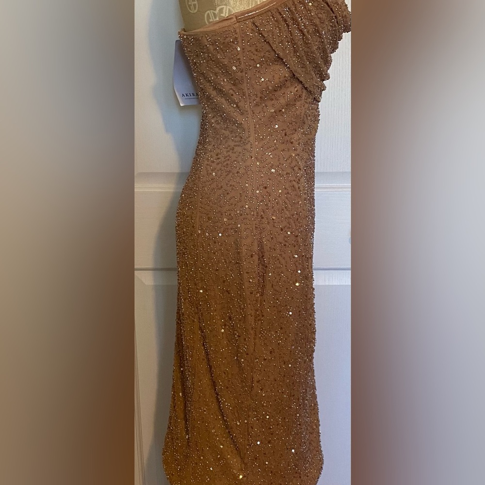 NWT EVENING DRESS STAR OF THE SHOW EMBELLISHED AKIRA MAXI DRESS size XL - Picture 10 of 16
